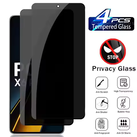 For Xiaomi POCO X6 Pro/F6 Pro/M6 Pro Privacy Tempered Glass Film