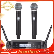 [Hot-Sale] Wireless Microphone GLXD4 Professional UHF System Handheld Mic for Stage Speech Wedding Show Band Party Church-US Plug