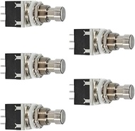 ETOPARS 5 X 3PDT 9 Pins Box Stomp Guitar Effect Pedal Foot Switch True Bypass Metal Black