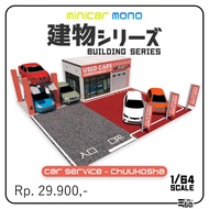 Diorama Papercraft Car Service -Used Car Dealer-