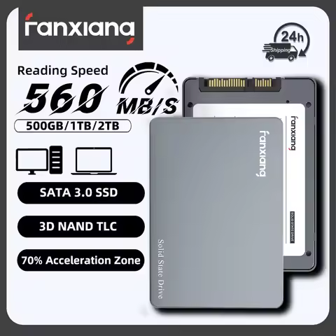 Fanxiang S102 Pro 2.5" SATA SSD 500GB 1TB 2TB Up to 560MB/s Internal Solid State Drive 70% Speedup H