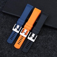 Rubber Watch Strap for PROSPEX Series SRPE99K1/SRP777J1 Fluororubber Arc Waterproof Watchband 22mm M