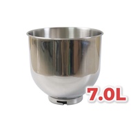 Mixing Bowl for GOLDEN BULL B7-A (7.0L) Polished Stainless Steel Flour Mixer Extra Bowls Accessory Original Spare Part