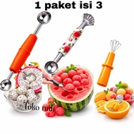 / Fruit Scraping cocktail Fruit cocktail Fruit Coconut Scraping blewah Scraping Degan Scraper 2 IN 1