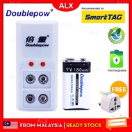 ALX Original Doublepow DP-B09 Rechargeable 9V Battery Charger Power Adapter Smart Tag wt 9V180 Batte