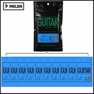MELEN 10PCS Single String Replacement, Carbon Steel RX-2 Model Electric Guitar String, Durable Silve