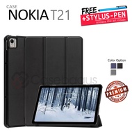Nokia T21 Tab Tablet 10.4 Inch - Magnetic Leather Flip Case Cover