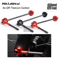 RISK AS Quick Release Titanium Carbon MTB Road Bike Urban