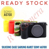 Silicone Case sony A6700 Silicone Armor Skin Rubber Protective Bag A 6700