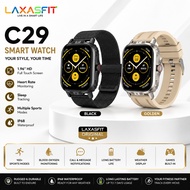 【 LAXASFIT】C29 Outdoor Smart Watch Bluetooth Calling LED Flashlight Compass 100+ Sports Modes Waterp