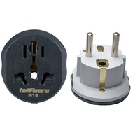 TAFFWARE LOOP UNIVERSAL OVER PLUG ADAPTER AU US UK to EU PLUG 16A