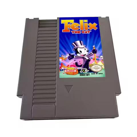 LinkA20 - Video Game Cool World, Felix The Cat For NES Games Cartridge 8 Bit 72 Pins Game Card For N