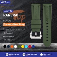 [Fluororubber] High Quality Fluororubber Watch Strap Apply To PANERAI 22mm 24mm 26mm
