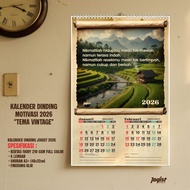 Jogist motivational calendar 2026 wall and table calendar 2026 malaysia kalendar 2026 kalender 2026