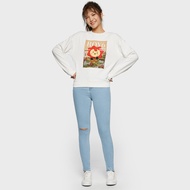 6IXTY8IGHT 68 ROY6 Fall Cartoon Print Comfortable Ladies Sweatshirt