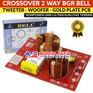 KIT KIT CROSSOVER PASIF 2 WAY BELL BGR WOOFER TWEETER TWETER TWITER TWITTER HI MID HIGH MIDLE VOKAL