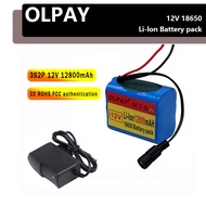 OLPAY 3S2P 12V 12800mAh battery 18650 Li-ion 12.8 Ah Rechargeable batteries with BMS Lithium JNOZ L