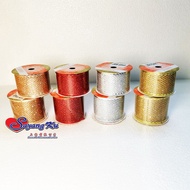(Hot) Christmas Ribbon Decoration With Wire 63mm (3 Yards per roll) / 50mm (3 Yards per roll)