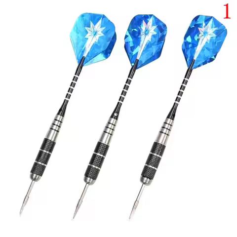 3 Pieces In A Pack 22g Anti-fall Needles Full Metal Darts Set Safety Video Game Darts Indoor Soft Da