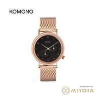 Komono Walther - Rose Gold Mesh | Stainless Steel | Watches