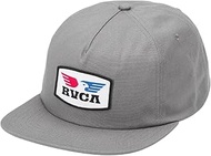 RVCA Men's Adjustable Snapback Unstructured 5-Panel Cap Hat (US, Alpha, One Size, Monument (Soar))