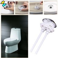 SUYOU Universal Water Tank Button Toilet Tank Accessories Toilet Press Valve 38/48 / 58mm Portable Flush Tool Commode Button Plastic Cistern Lid Rod Dual Flush White/Black/Black