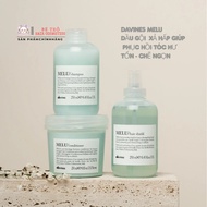 Davines MELU Shampoo, Conditioner, Nourishing Spray Cares for Dry Hair, Makes Hair Soft and Smooth, 