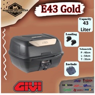 Box Givi E43 GOLD Box Motor Givi E43 Box Touring Givi E 43 NTL GOLD Box Givi