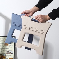 Folding stool, outdoor portable stool, short plastic portable chair, household small stool