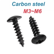 [XM] Phillips Truss Head Self-tapping Screw M3-M6 iron black cross large flat head self tapping scre
