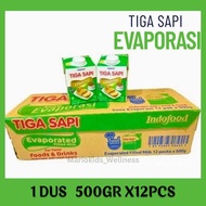 Evaporasi TIGA SAPI 1 dus/ 1 karton 500grX12pcs
