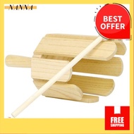 8-Tone Wooden Sound Maker Musical Instrument with Stick for Toddler Children Early Musial Education 