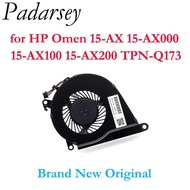 Hexinhongjian Pardarsey CPU ใหม่พัดลมทำความเย็น NS75B00-15K1 0อะไหล่สำหรับ HP Omen 15-AX 15-AX000 15-AX100 15-AX200 TPN-Q173ศาลา15-BC