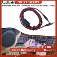 3.5mm Replacement Aux Cable Extension Cord with Inline Mute Switch and Volume Controller for Dell Al