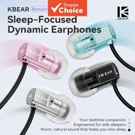 KBEAR Dumpling Plus Earphones Sleep Earbuds Ultra Flat Wired In-Ear Headphones 6mm Headsets Dynamic 