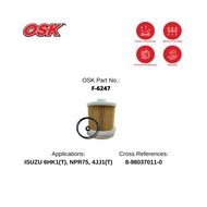OSK FUEL FILTER FOR ISUZU 6HK1(T), NPR75, 4JJ1(T) 8-98037011-0