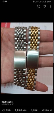 dây đồng hồ hạt gạo to đúc 2 bên