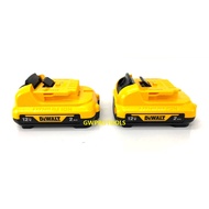 DCB127 DEWALT 12V MAX 2.0AH LI-ION BATTERY( WITH BATTERY INDICATOR) - 2 PIECES PACKAGE DEWALT BATTER