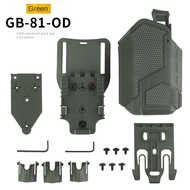 WoSporT X300 Tactical Lower Mount Flashlight Universal Holster with QLS Component for Multi-Sizes