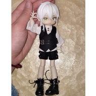 [High Quality] Ready Stock Ami 3.0 Black Butler Baby Clothes Gothic Style Top Vest Shorts 12 Points 
