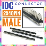 IDC connector MALE 2x40pin 2*40pin 2x40p 2x40 p 2*40p pin arduino uno