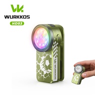 Wurkkos HD03เวิลด์คัพไฟแบบคลิปไฟฉายแบบพกพาไฟแบบมีไฟประดับหลอดไฟแบบมีสปอตไลต์แบบชาร์จไฟได้/ไฟฟลัดไลท์