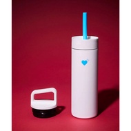 🎀【In Stock】2025 Korea Blue Bottle Coffee × HUMAN MADE Sipper Straw Bottle 16oz