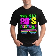 This Is My 80S Costume 80S Party Wear Outfit Fashion Custom Round Neck T Shirt For Comfortable Wear