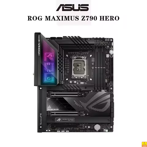 ASUS ROG MAXIMUS Z790 HERO Motherboard Socket LGA1700 CPU DDR5 7800+(O.C) Memory Chipset Z790 ATX Ma