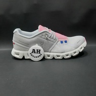 Cloud 5 Grey Pink Running Shoes