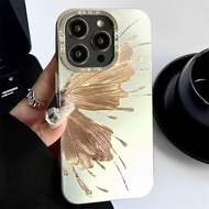 For iPhone 11/12/13/14/15 Pro max Case Cute Butterfly Silicone Hard Case For iPhone 11,12,13,14,15,1