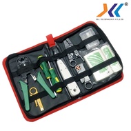 ชุดคีมเข้าหัวสาย LAN ชุดเข้าหัวเเลน RJ-45 RJ11 ชุดเครื่องมือช่าง Network