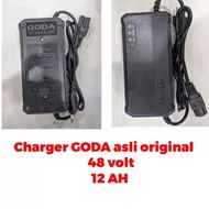 48 volt 12 AH charger sepeda listrik GODA asli orinal