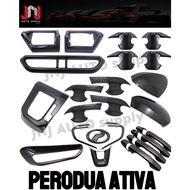 PERODUA ATIVA cover trim Accessories carbon fiber